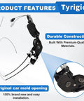 Sliding Door Cable Assembly Without Motor Left Driver Side for Toyota Sienna 2004-2010 shown in durable construction view