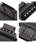 Sliding Door Contact Switch For Sprinter 1500 2500 3500 3500XD 2019-2024 And Metris Cargo 2017-2023, Electric Sliding Door Sensor Plate Replaces 9078213000 9078213100 6398200654 A6398200654 A9078213000, 5 Pin, showing multiple views of the contact plate connector and pins.