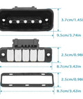 Sliding Door Contact Switch For Sprinter 1500 2500 3500 3500XD 2019-2024 And Metris Cargo 2017-2023, 5 Pin dimensions