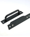 Two Pack Sliding Door Handle 5.8 Inch Center Hole Aluminum Alloy Pull With Mounting Screws for Barn Doors Cabinets Drawers
