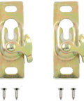 2PCS Sliding Door Hangers With Screws Pocket Door Hardware Kit For Storage Rooms And RV Sliding Doors Durable Galvanized Steel