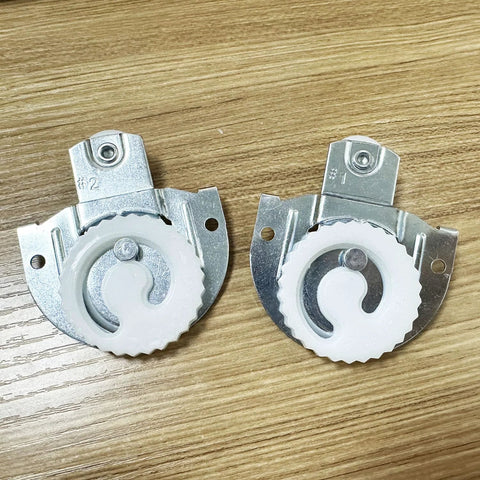 Sliding Cabinet Door Hardware Kit With Galvanised Steel Suspension Wheels For Wardrobe Closets, showing two durable door rollers.