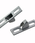 2 Pack 61x17x19mm Door And Window Hook Holder With 90 Degree Zinc Alloy Sliding Door Latch Replacement Keeper And Screws Included