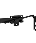 Sliding Door Latch With Hook Black Cam Latch for farm garden courtyard wooden doors flip action lock 7 inch lever