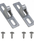 Sliding Door Lock Latch Replacement With Mounting Screws For All Kinds Of Sliding Patio Doors Silver 2 Pack Size 2.68 X 0.69 X 0.86 Inches