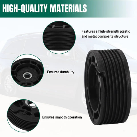 Sliding Door Pulley Spool Wheel For 2011 2017 Honda Odyssey 4th Generation All Trims Durable Plastic And Metal Composite