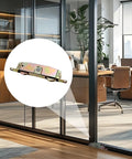 Heavy Duty Sliding Patio Door Roller Assembly Set Two Pieces One And One Quarter Inch Steel Ball Bearing Rollers For Wood Aluminum And Vinyl Frames Seamless Replacement For Truth Part 31761A And Popular Brands Jeld Wen Milgard Marvin Peachtree Caradco installed on a sliding door