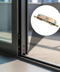 Heavy Duty Sliding Patio Door Roller Assembly Set Two Pieces One And One Quarter Inch Steel Ball Bearing Rollers installed