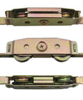 Heavy Duty Sliding Patio Door Roller Assembly Replacement Kit With One And One Quarter Inch Steel Ball Wheel Bearings Side Adjustable 2 Pack For Smooth Quiet Door Operation And Easy Replacement Of Damaged Screen Door Rollers, showing steel roller wheels and side adjustment