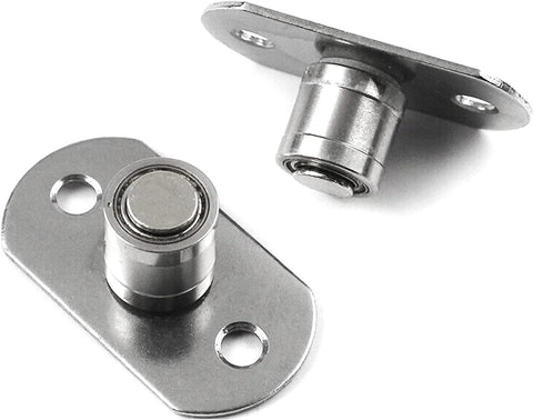 Sliding Door Roller Guide Set With Floor Guide Wheel Durable Steel Frame Four Pieces For Furniture Hardware Moving Doors