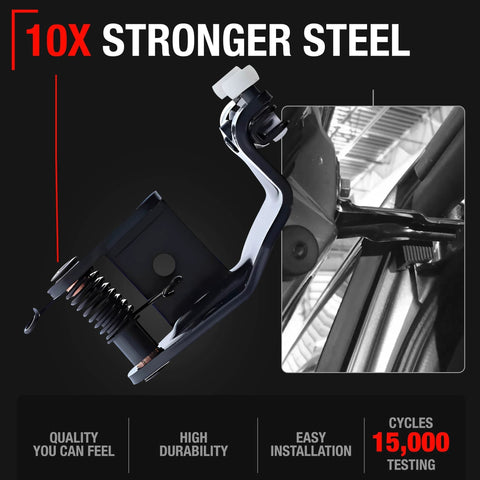 Sliding Door Roller Assembly Set for 2005 2010 Honda Odyssey with upgraded metal construction installed view