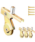 Four Pack Sliding Screen Door Rollers Replacement For Doors Stainless Steel Construction 1 Inch Concave Ball Bearing Wheels Top And Bottom Replaces B701 B702 B814 For Smooth Glide In Coastal And Humid Environments.
