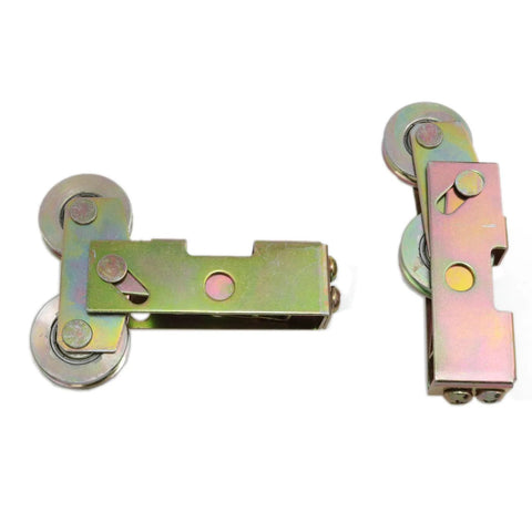 1-1/4 Inch Sliding Door Rollers Replacement Set For Patio Doors And Glass Doors, carbon steel body with wheels