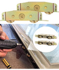 Replacement Sliding Door Rollers With One And One Quarter Inch Stainless Steel Wheels For Smooth Operation Compatible With Jeld Wen Milgard Marvin Peachtree And Caradco Doors Easy Adjustable Design 2 Pack, shown in assembly and close-up views