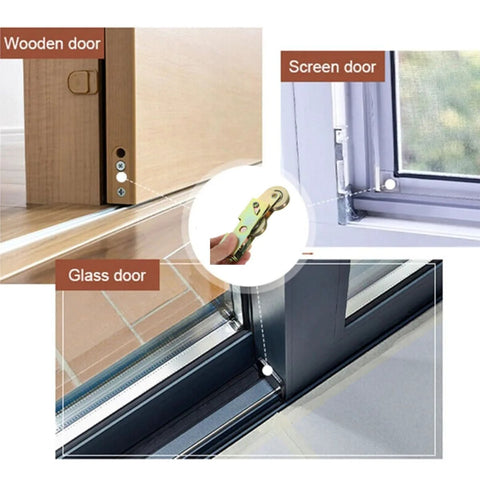 1-1/4 Inch Sliding Door Rollers Replacement Set For Patio Doors And Glass Doors installed on wood and screen doors