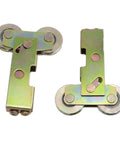 1-1/4 Inch Sliding Door Rollers Replacement Set for Patio Doors and Glass Doors, shown with durable carbon steel and smooth bearings.