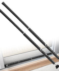 Sliding Door Security Bar Adjustable From 17 To 55 Inches With Rubber Tips Heavy Duty Window Lock Bar For Home Security Ideal For Apartments And Travel