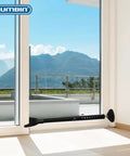 Installed Three Pack Sliding Door Security Bar Set With 17-50 Inch Adjustable Range For Patio And Interior Doors Two In One Door Stopper And Lock Bar Heavy Duty Iron Construction With Rubber Tips Black