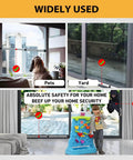 Sliding Door Security Bar, 18.5-51 inch Adjustable Patio Door Security bar with Rubber Tips used to secure sliding doors for home safety