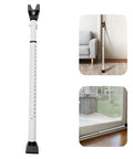 Sliding Door Security Bar 2-In-1 Adjustable Door Jammer With 40 Adjustable Positions, Easy No Tool Installation, used on door