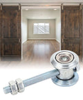 Sliding Door Track Roller Wheel With Stainless Steel Bearing Galvanized Rustproof Low Drag For Garage Doors Arc Design