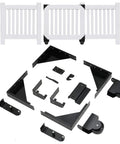 Sliding Gate Hardware Kit Heavy Duty Rolling Gate System for Metal and Wooden Outdoor Gates with smooth, silent rollers.