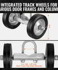 Sliding Gate Kit 6 Inch Rolling Gate Hardware Kit Universal Sliding Gate Rollers Track Wheels Corrosion Resistant