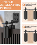 Sliding Gate Roller Guide Set With Heavy Duty Steel L Bracket And Adjustable Four Inch Nylon Support installation options
