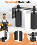 Sliding Gate Roller Guide Kit With Heavy Duty 6 Inch Adjustable Nylon Wheels And Rust Proof L Bracket For Sliding Gates