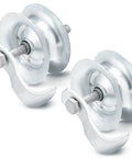 2 Pack 5 Inch Sliding Gate Rollers Galvanized Steel Pipe Track Gate Hardware Kit For One And Five Eighths Inch Pipe Track Fence