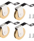 4 Pack Sliding Screen Door Rollers Replacement With Tension Spring And 1 Inch Steel Ball Bearing Wheels Fits B638 B687 B639 set