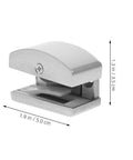 Adjustable Sliding Shower Door Bottom Guide 2 Pack Glass Door Stopper For Bathroom Track Hardware Anti Swing Limiter, metal guide dimensions.