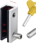 Four Sets Sliding Window Locks With Key For Vertical And Horizontal Sliding Windows And Sliding Doors Adjustable Security Window Stoppers.