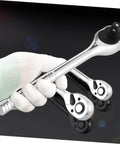 Compact Quick Release Ratchet Wrench With Portable Socket Spanner For Auto Repair And Home Use Heavy Duty Drive