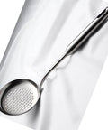 Slotted Skimmer Spoon With 304 Stainless Steel Build And Ergonomic Wooden Handle, Heat Resistant, Heavy Duty, Kitchen Strainer Ladle, 15 Inch