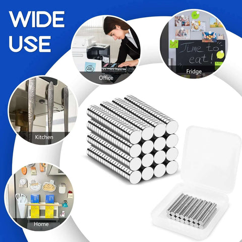 320 Pcs Small Neodymium Magnets 6x2mm Rare Earth Magnets For Whiteboards Office And School Crafts with various uses
