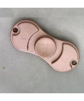 Small Pink Aluminum Dual Fidget Hand Spinner Toy 42Q - VXB Ball Bearings