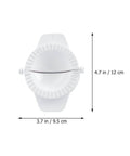 No Fuss Dumpling Maker Press Kit 3Pcs Small Nonstick Plastic Dumpling Mold For Pierogi Empanada Calzone Turnovers with dimensions