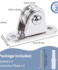 ✝️ Small Pulley Block 1" Mini Duplex Pulley Roller Frictionless Silent Wheel Heavy Duty Fixed Sheave Loading 176 lb