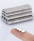 400 Piece Small Magnets In Four Sizes 6x2mm 5x2mm 4x2mm 3x2mm Ideal For Fridge Office Diy Crafts And Classroom Demos, stacked view