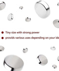 Floating 400 Piece Small Magnets In Four Sizes 6x2mm 5x2mm 4x2mm 3x2mm Ideal For Fridge Office Diy Crafts And Classroom Demos