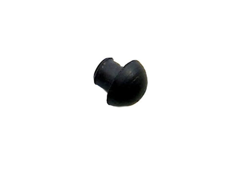 Small Rubber Push In Mushroom Bumper Fits Three Sixteenth Inch Opening And Eleven Thirty Second Inch Diameter With Five Thirty Second Inch Height 100 Pack