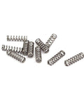 Small 0.5mm Wire Diameter 3mm Outer Diameter 10mm Length Compression Springs 304 Stainless Steel Silver Tone Pack Of 10