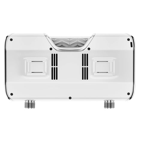 Smart Laundry System With O3 Water Technology Delivers Detergent Free Cleaning For Every Load By Transforming Tap Water Into Ozone Rich Cleaning Water Suitable For Standard Washers And Under Counter Installation, bottom view with connectors
