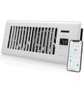 Smart Register Vent Fan For 4 By 10 Inch Register Holes With Ultra Quiet Operation Dual Intelligent Thermostat And WiFi App Control