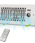 Smart 10 Speed Register Booster Fan For 4x10 Inch Registers With Thermostat Remote Control And LCD Smart Controller