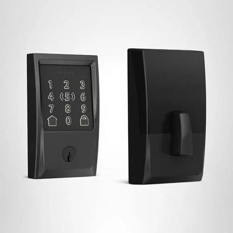 Smart WiFi Front Door Deadbolt With Built In WiFi App Control And Keyless Entry Unlock From Anywhere Through The Connected App