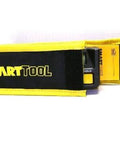 Digital Angle Measurement Module For SmartTool Levels with backlit LCD, in protective yellow and black case.