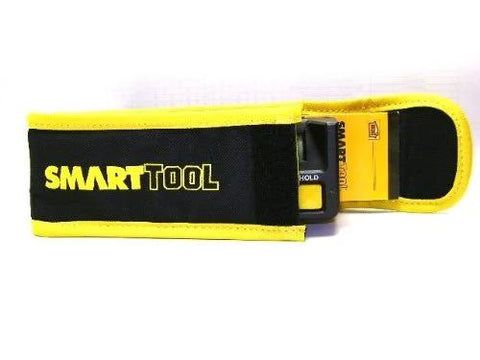 Digital Angle Measurement Module For SmartTool Levels with backlit LCD, in protective yellow and black case.