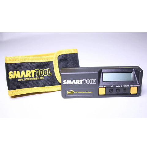 Digital Angle Measurement Module For SmartTool Levels With Backlit LCD Zero Set Lightweight ABS Construction Durable Aluminum Frame And Indestructible Acrylic Block Delivers Clear On Site Angle Readings And Seamless Compatibility shown with protective case